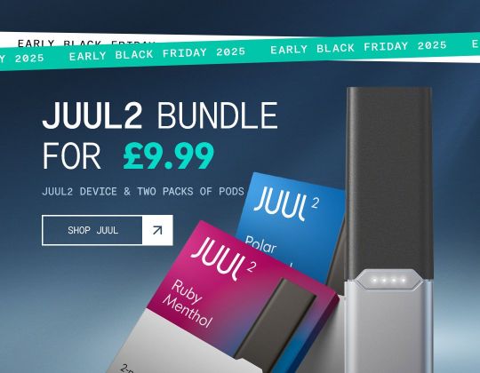 Black Friday Offer - Juul2 Build your own bundle, Device & two packs of pods for £9.99