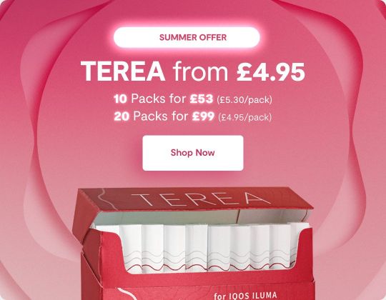 Iqos Terea Sticks from £4.95 - Summer Offer