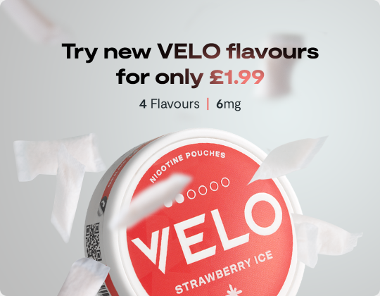 New VELO Nic Pouch Flavours just £1.99 