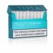An open pack of IQOS Terea Turquiose sticks