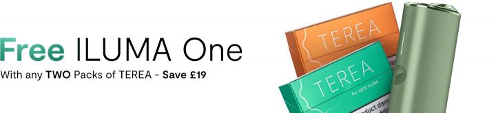Free IQOS ILUMA with any two packs of TEREA