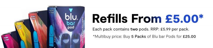 Blu Bar 1000 Kit Refills from £5