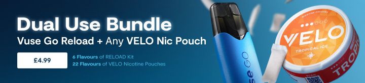 Dual Use Bundle - Vuse Reload and VELO Nic Pouch for £4.99