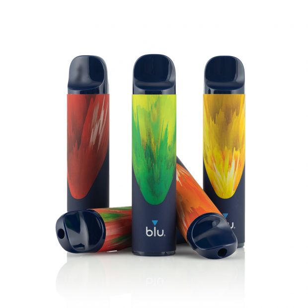 Blu Bar Disposable group shot showing five different flavours