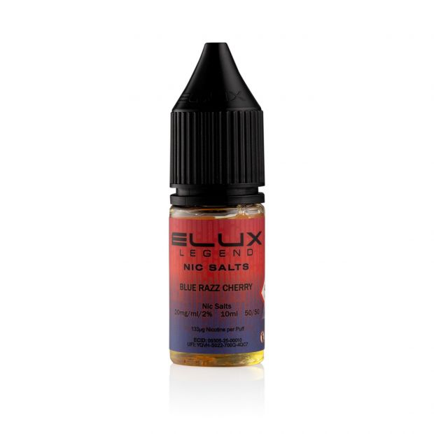 Elux Legend Blue Razz Cherry Nic Salt E-Liquid | ET UK
