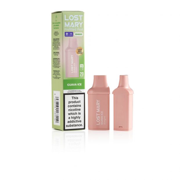 Lost Mary Guava Ice Pods & box