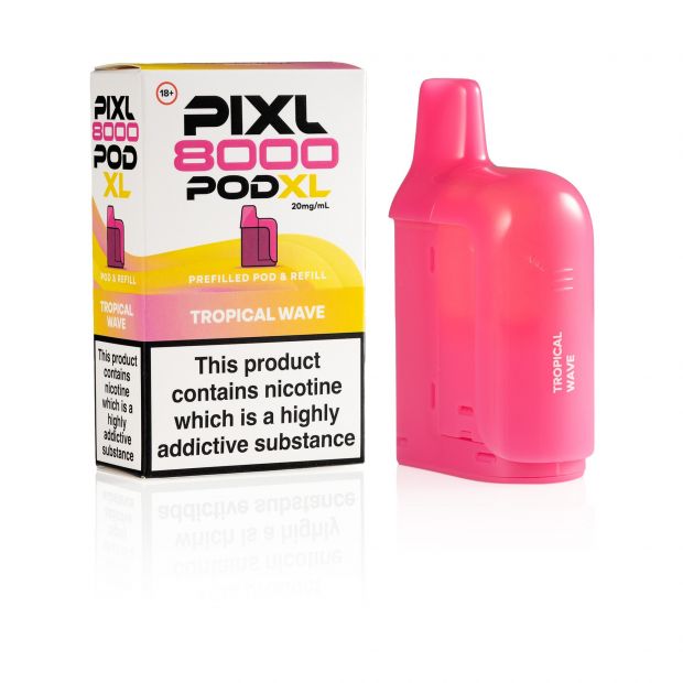 Pixl 8000 Tropical Wave pod and box
