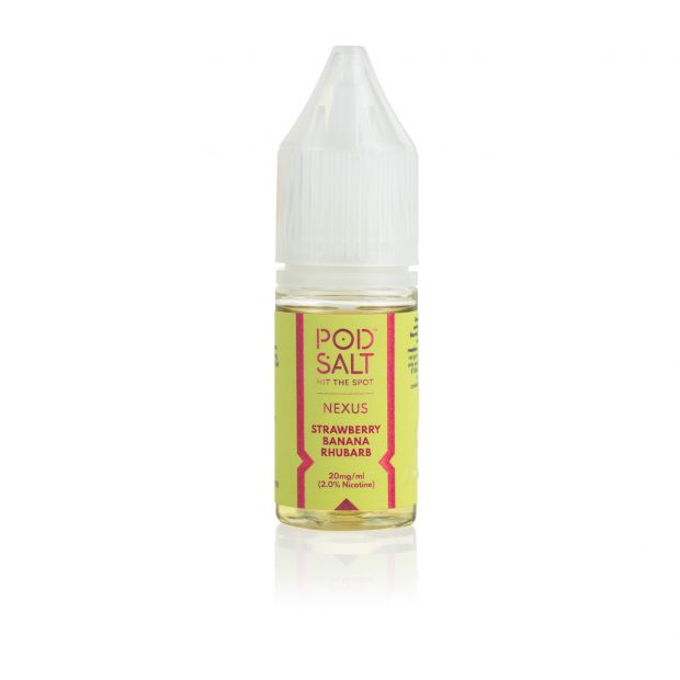 Pod Salt Nexus Strawberry Banana Rhubarb 10ml Nic Salt E-Liquid
