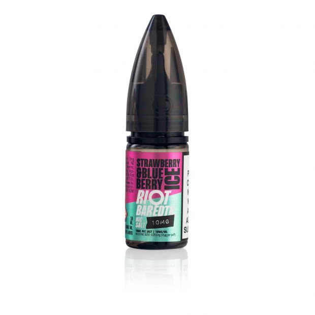 Riot Strawberry Blueberry Ice Bar EDTN 10ml Nic Salt E-Liquid