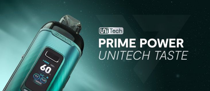 OXVA VPrime: Prime Power, Unitech Taste