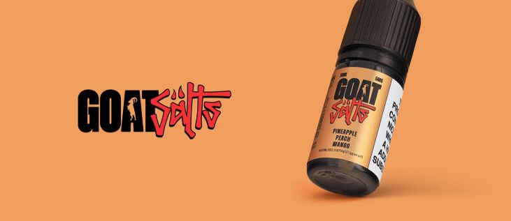 GOAT Salts Pineapple Peach Mango Nic Salt E-Liquid | ET UK