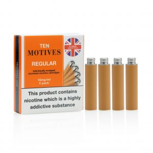 10 Motives Regular Refills cartomizer and box