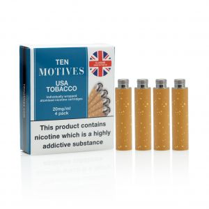 10 Motives USA Tobacco Refills cartomizer with box