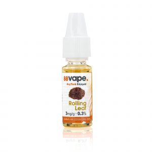 88Vape Rolling Leaf E-Liquid bottle front on