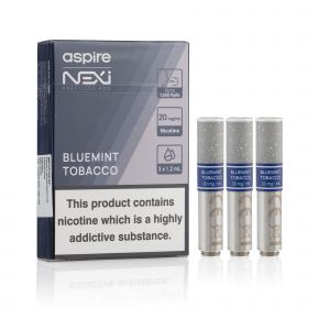 Blue Mint Tobacco Nexi One Cartridges and box
