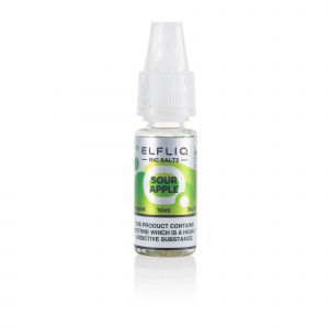 Elf Bar ELFLIQ Sour Apple 10ml Nic Salt E-Liquid