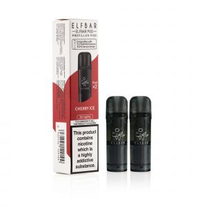 Elf Bar 600 Cherry Ice Pods & box