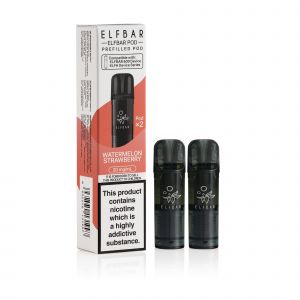 Elf Bar 600 Watermelon Strawberry Pods & box