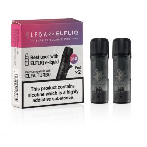Elf Bar ELFA Turbo Refillable Pods and box