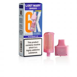 Lost Mary BM6000 Blackberry Ice Pod & Box