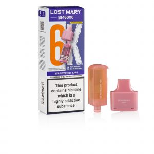 Lost Mary BM6000 Strawberry Kiwi Box and pod