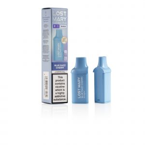 Lost Mary Blue Razz Cherry pod and box