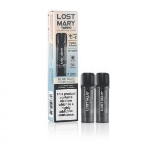 Lost Mary Tappo E-Liquid Box and Pods Blue Razz Lemonade