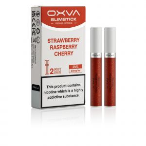 Oxva Slimstick Strawberry Raspberry Cherry pods & box
