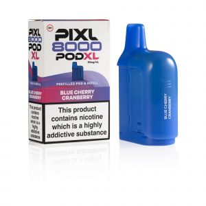 Pixl 8000 Blue Cherry Cranberry pod and box