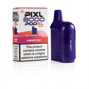 Pixl 8000 Cherry Pop pod and box