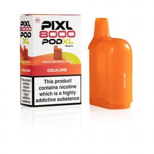 Pixl 8000 Cola Lime pod and box