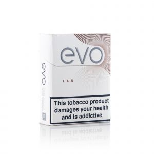 A closed pack of Ploom EVO Tan sticks