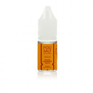 Pod Salt Nexus Mango Strawberry Peach 10ml Nic Salt E-Liquid