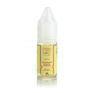 Pod Salt Nexus Strawberry Banana Rhubarb 10ml Nic Salt E-Liquid