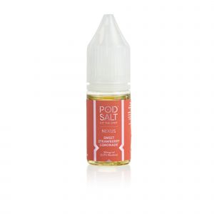 Pod Salt Nexus Sweet Strawberry Lemonade 10ml Nic Salt E-Liquid