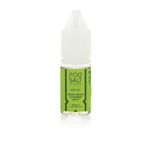 Pod Salt Nexus White Grape Cucumber Apple 10ml Nic Salt E-Liquid