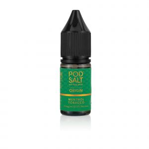 Pod Salt Origin Menthol Tobacco10ml Nic Salt E-Liquid