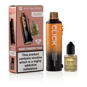 Pyne Pod Click refill Mango Strawberry Peach & box