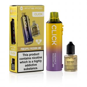 Pyne Pod Click refill Pineapple Passion Lime & box