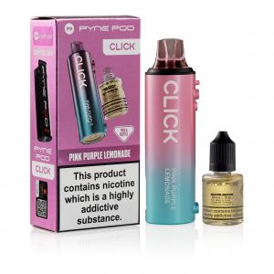 Pyne Pod Click refill Pink Purple Lemonade & box
