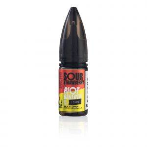 Riot Sour Strawberry Bar EDTN 10ml Nic Salt E-Liquid