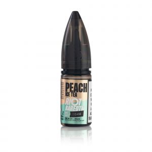 Riot Peach Ice Tea Bar ﻿EDTN 10ml Nic Salt E-Liquid