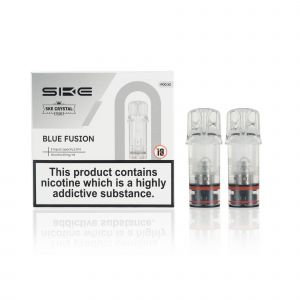 SKE Crystal Plus E-Liquid Pods and box Blue Fusion