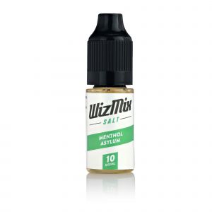 WizMix Salt Menthol Asylum 10ml Nic Salt E-Liquid