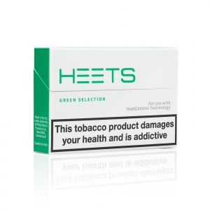 A closed pack of HEETS Green sticks