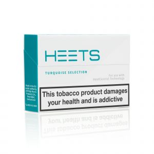 A closed pack of HEETS Turquoise sticks