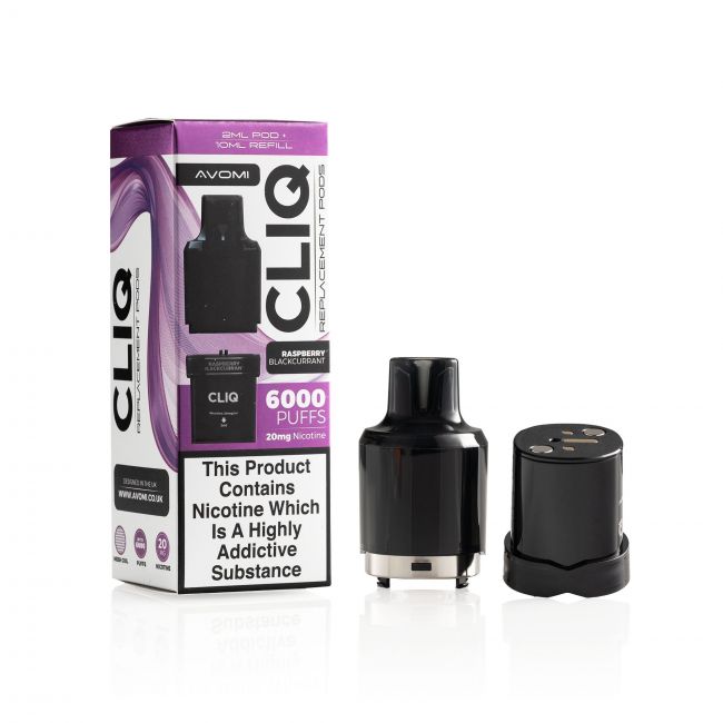 Avomi Cliq Raspberry Blackcurrant pods