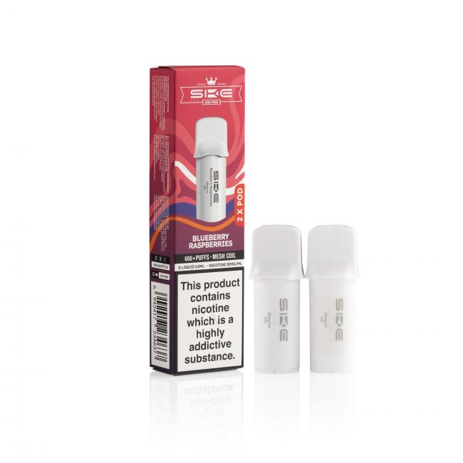 Blueberry Raspberries Crystal 600 Pro Pods