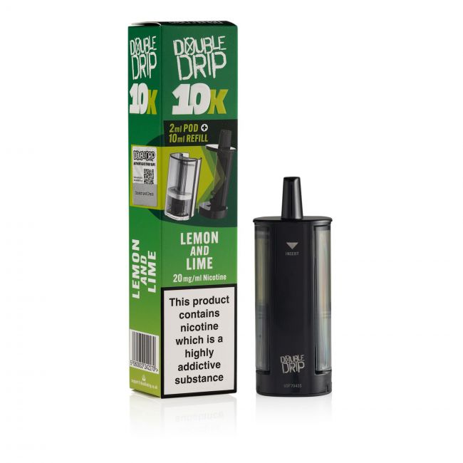 Double Drip 10K Lemon & Lime pod & box