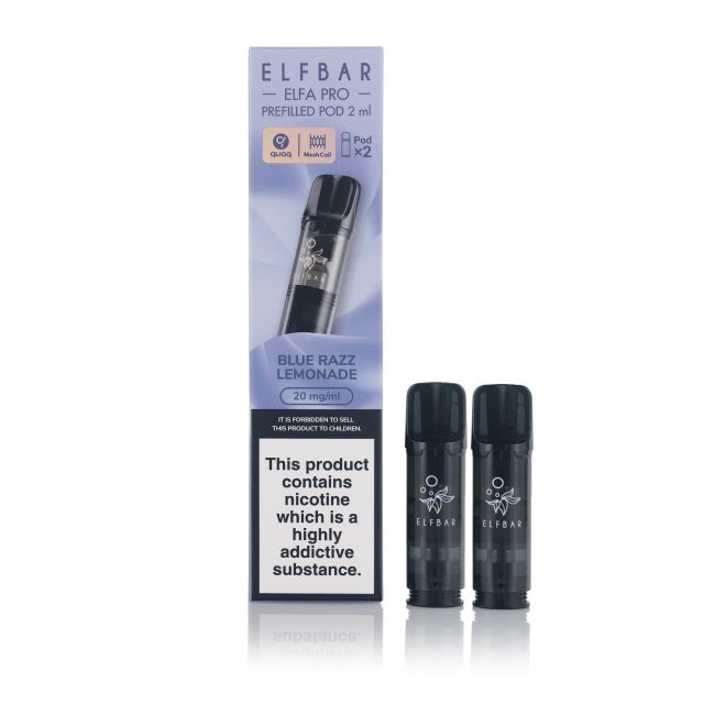 ELFA PRO Blue Razz Lemonade Box- and Pods